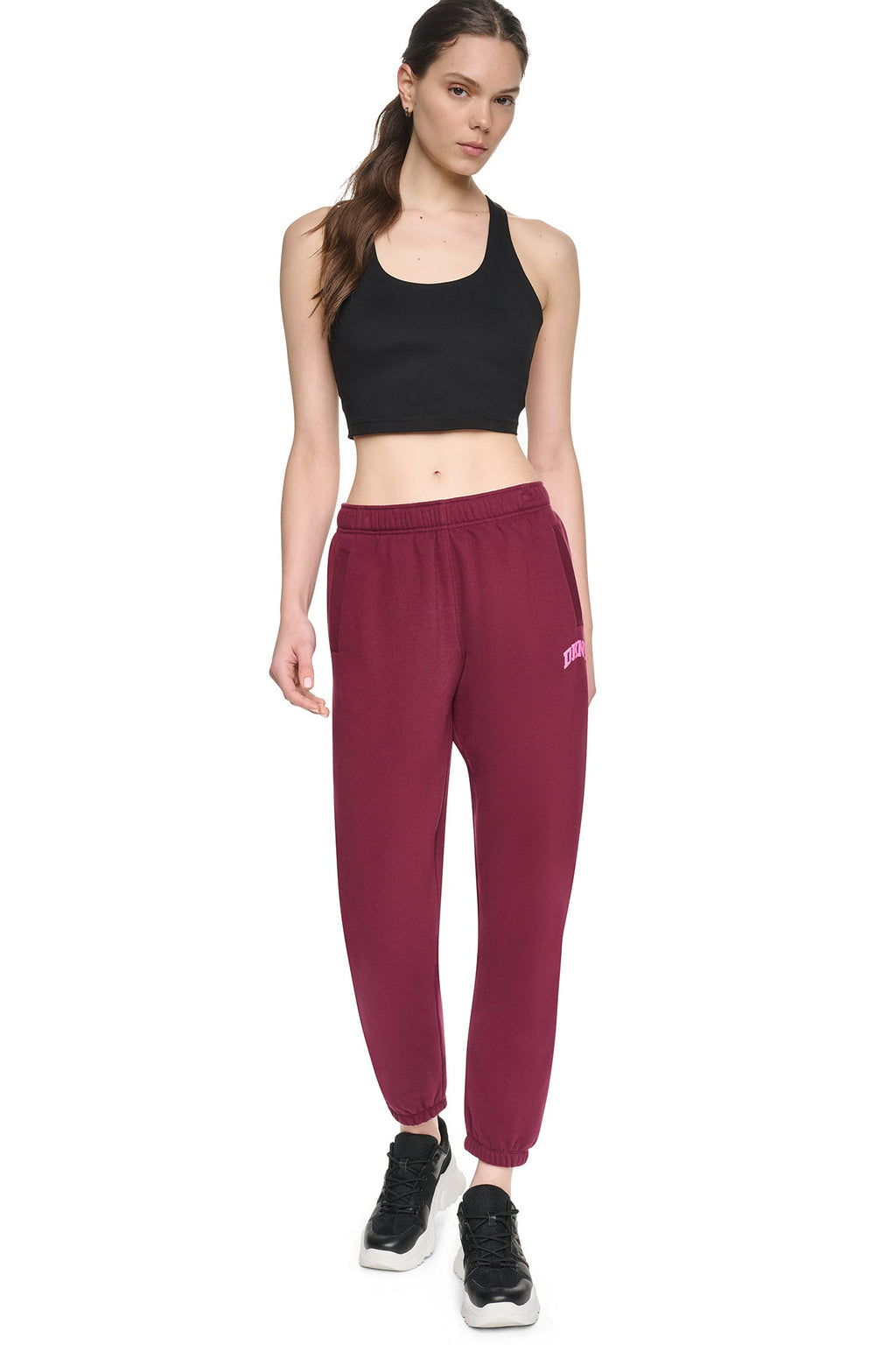 PUFF VARSITY LOGO MID-RISE JOGGER