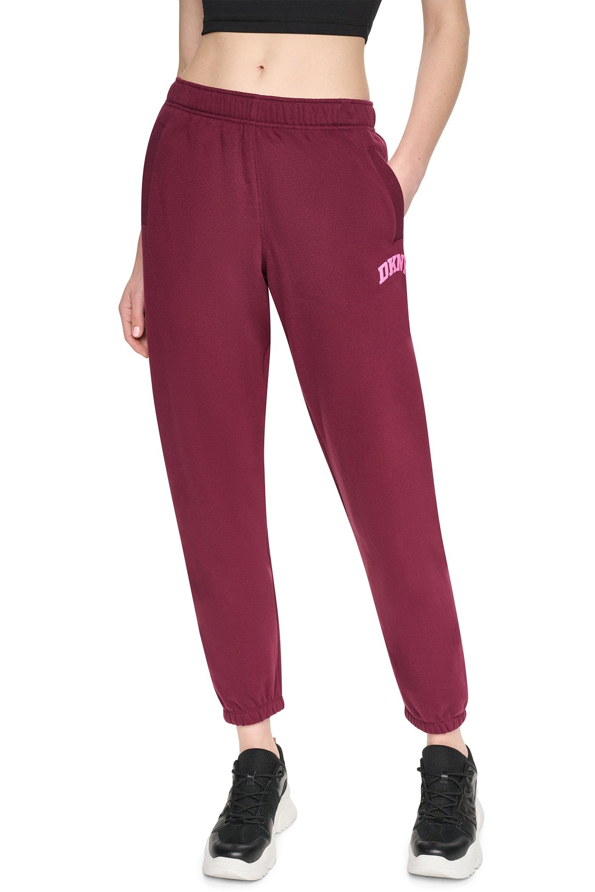 PUFF VARSITY LOGO MID-RISE JOGGER