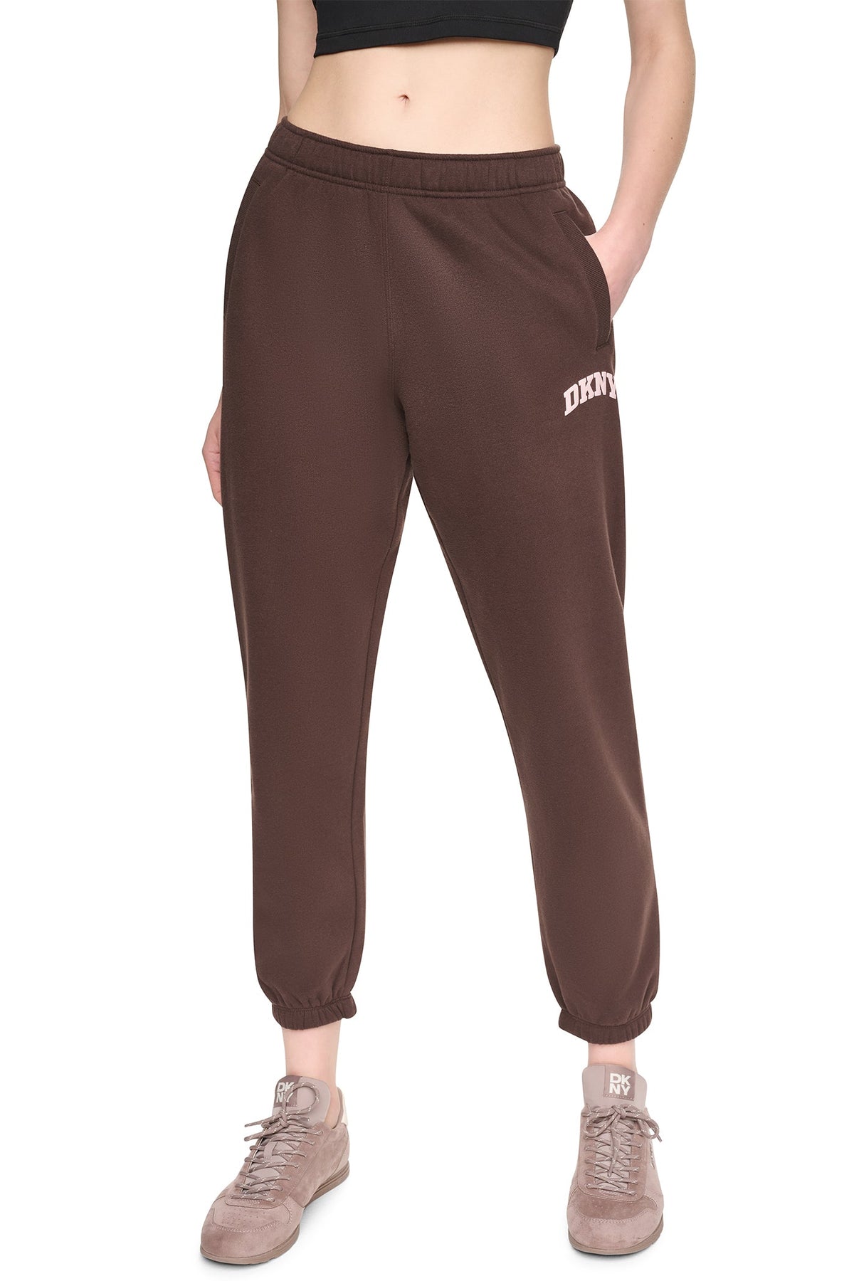 PUFF VARSITY LOGO MID-RISE JOGGER