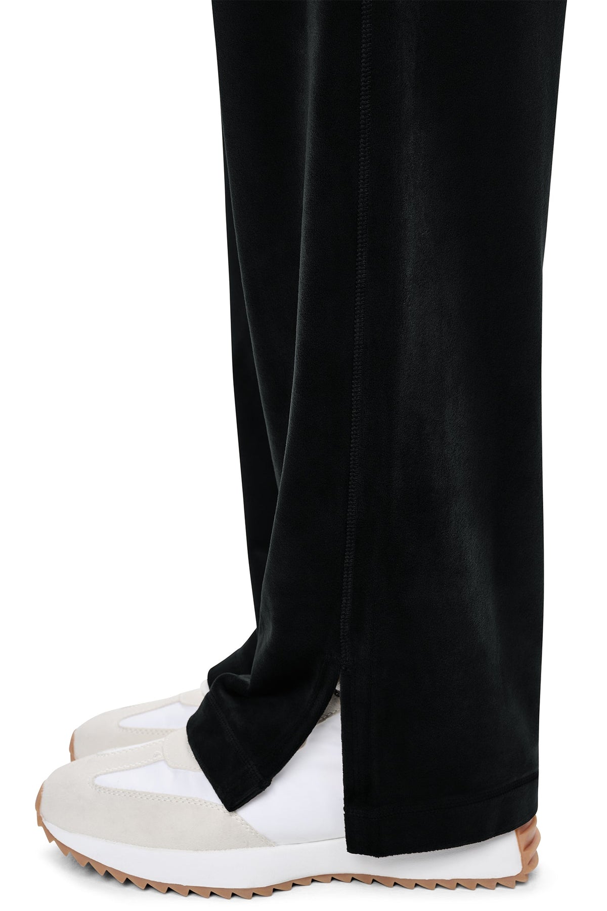 VARSITY RHINESTONE LOGO MID-RISE TRACK PANT