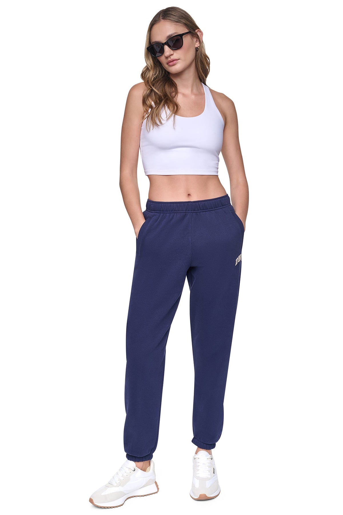 PUFF VARSITY LOGO MID-RISE JOGGER