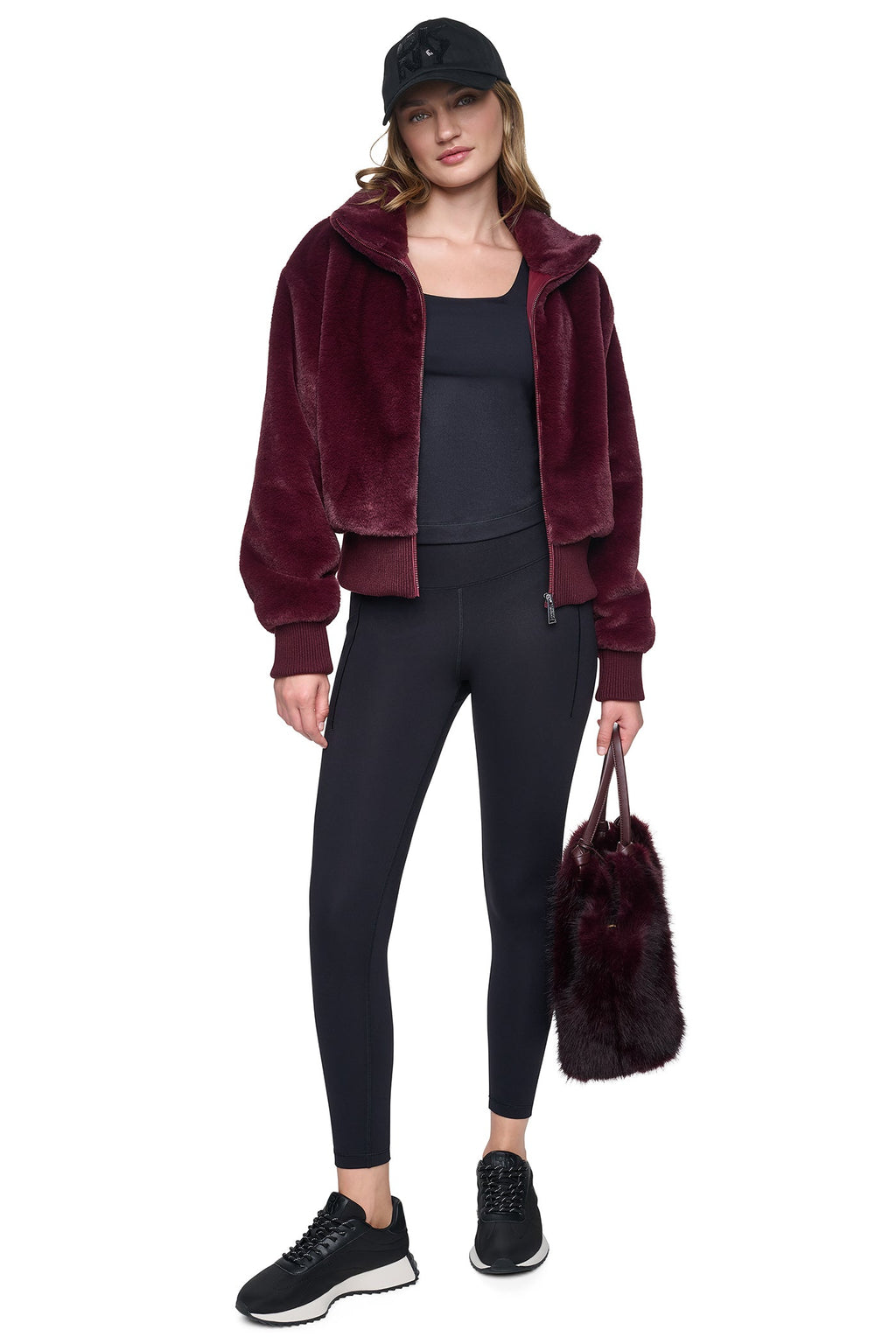 FAUX FUR BOMBER