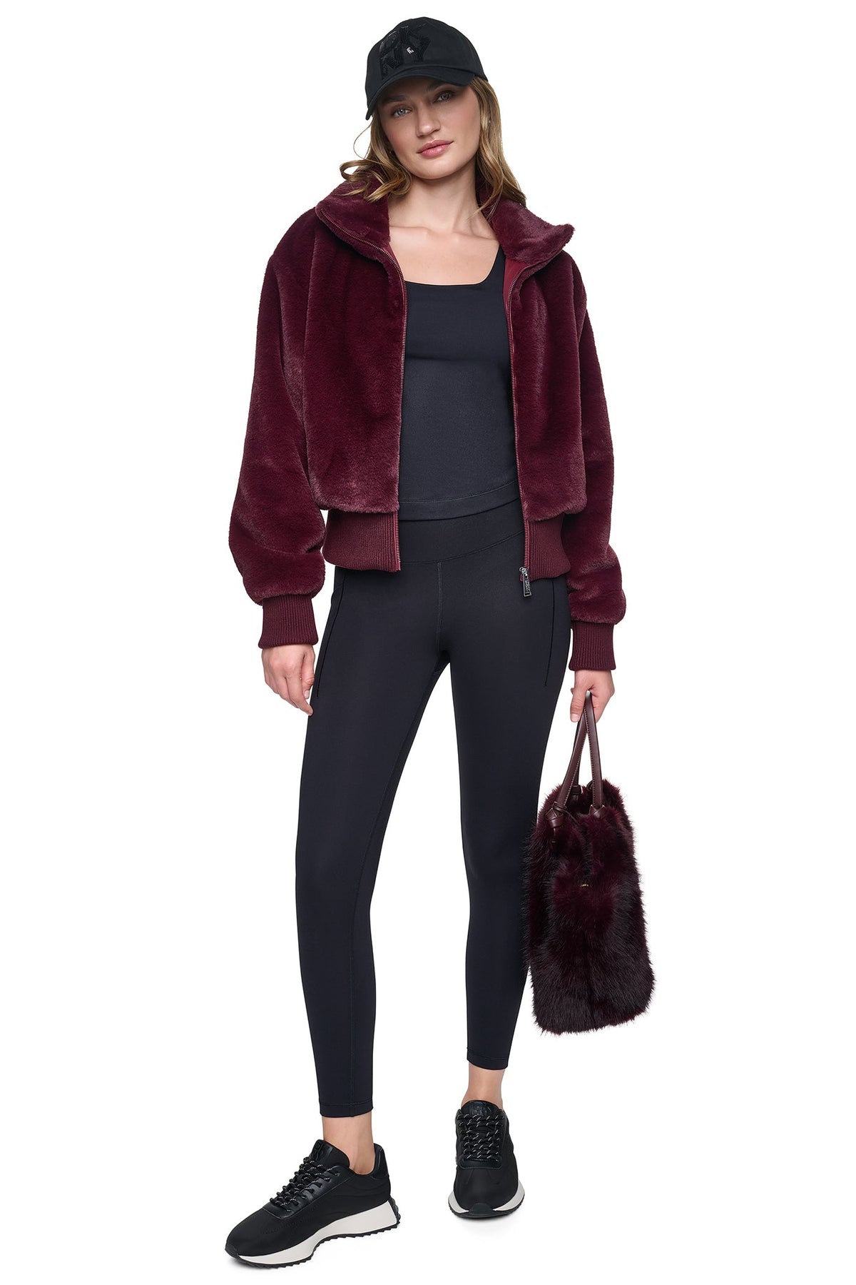 FAUX FUR BOMBER