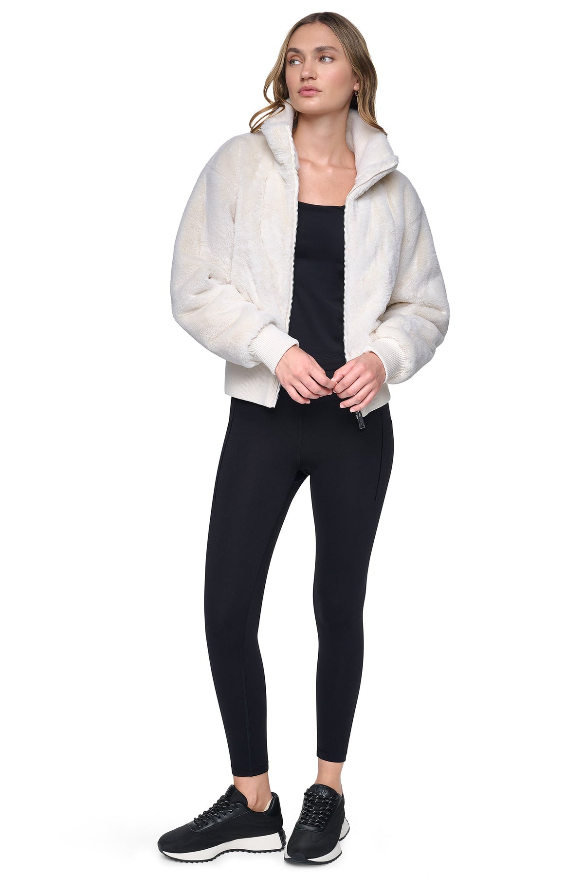 FAUX FUR BOMBER