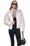 FAUX FUR BOMBER