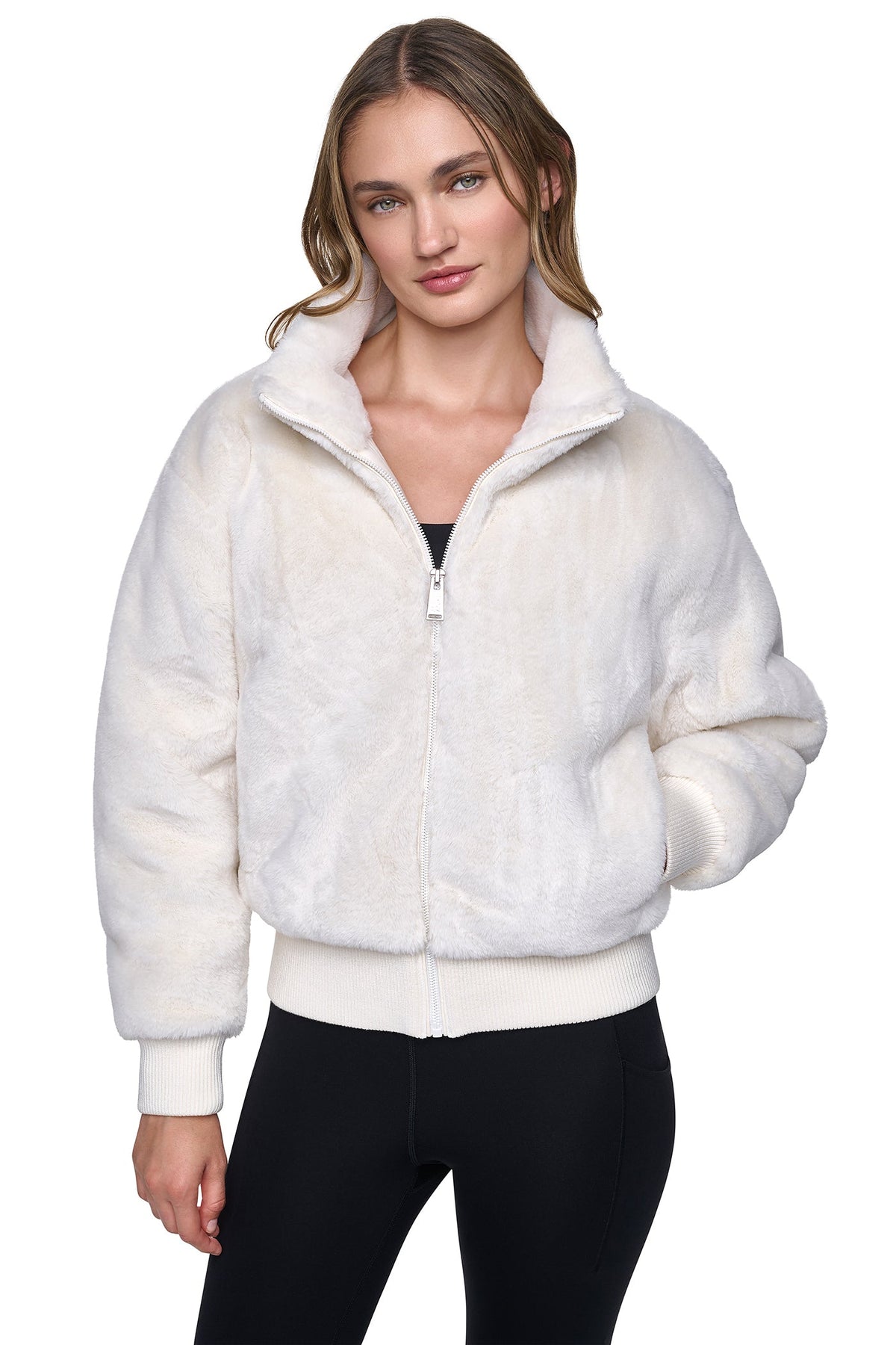 FAUX FUR BOMBER