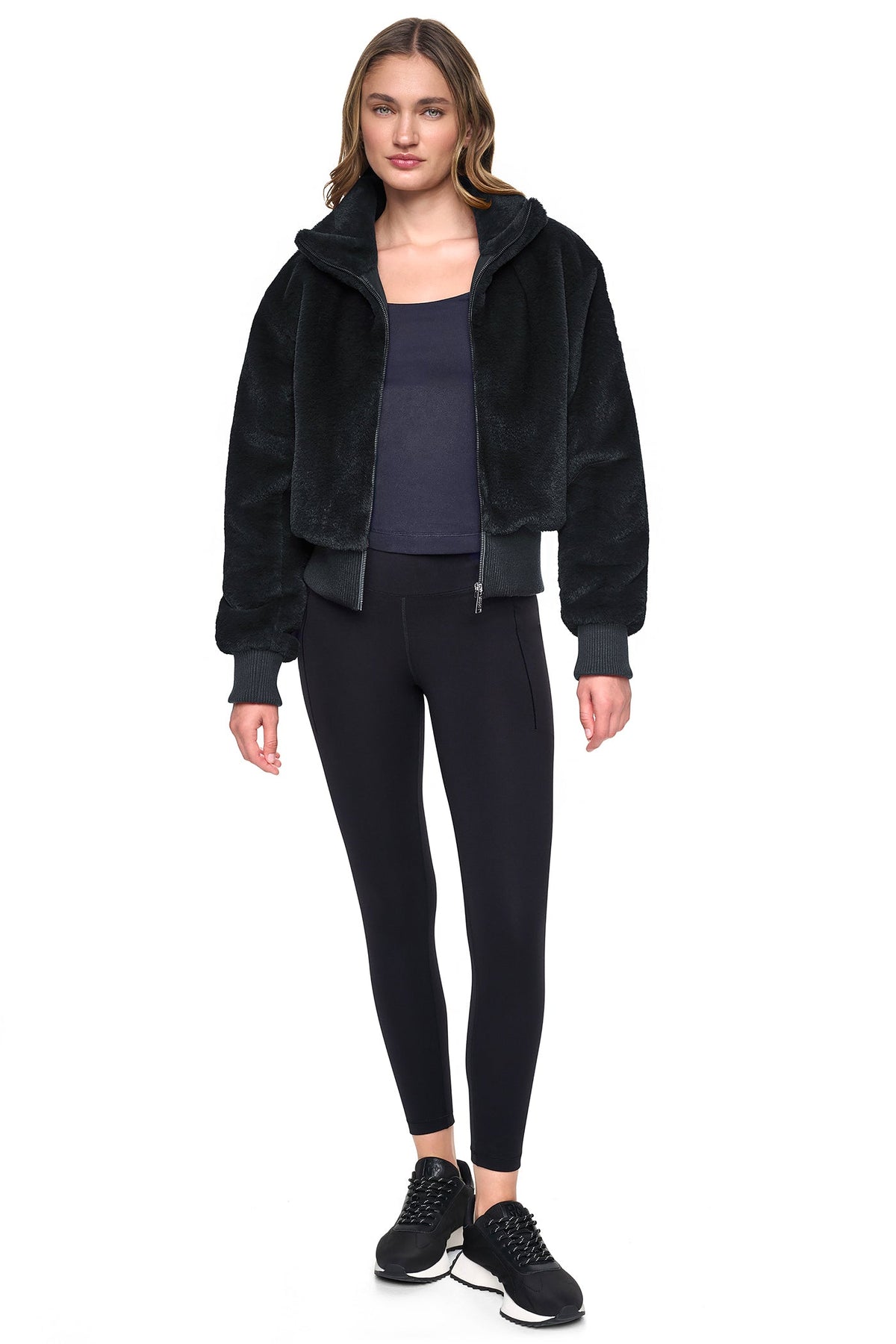 FAUX FUR BOMBER