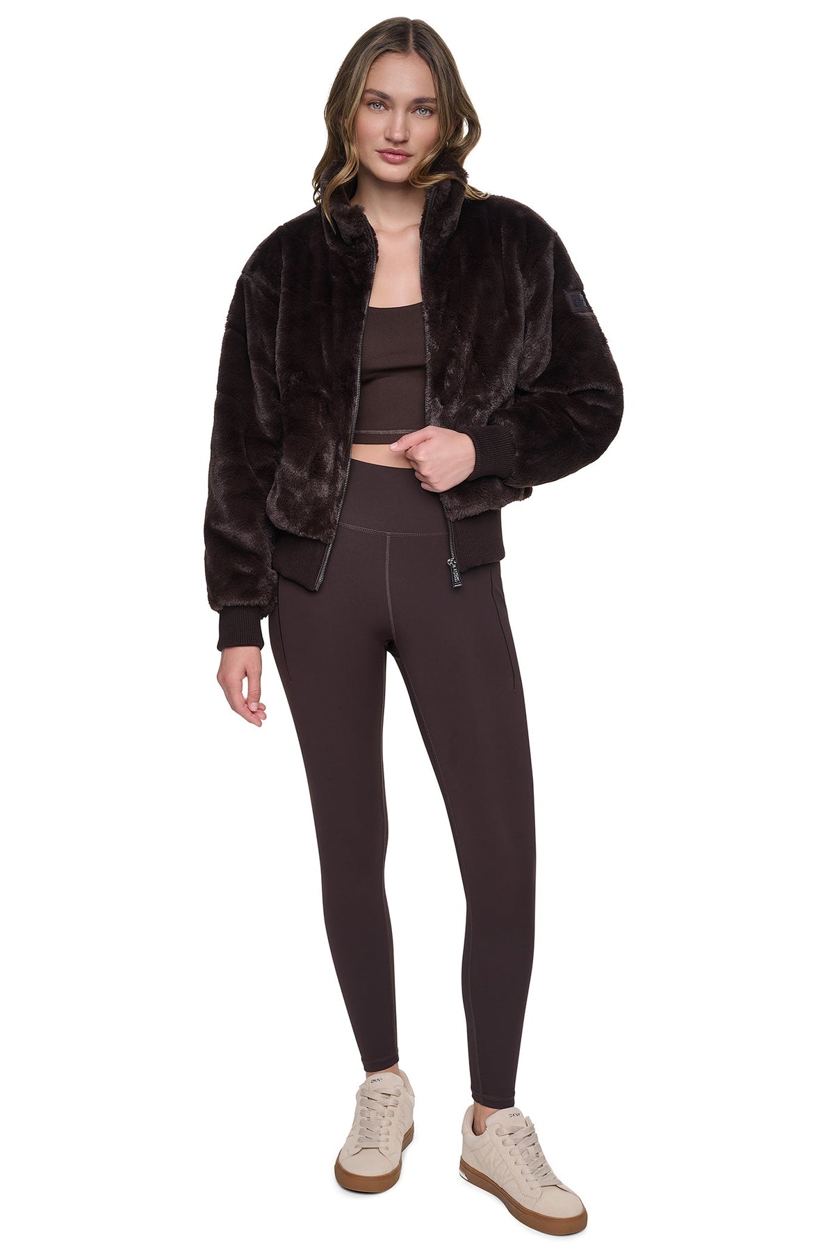 FAUX FUR BOMBER
