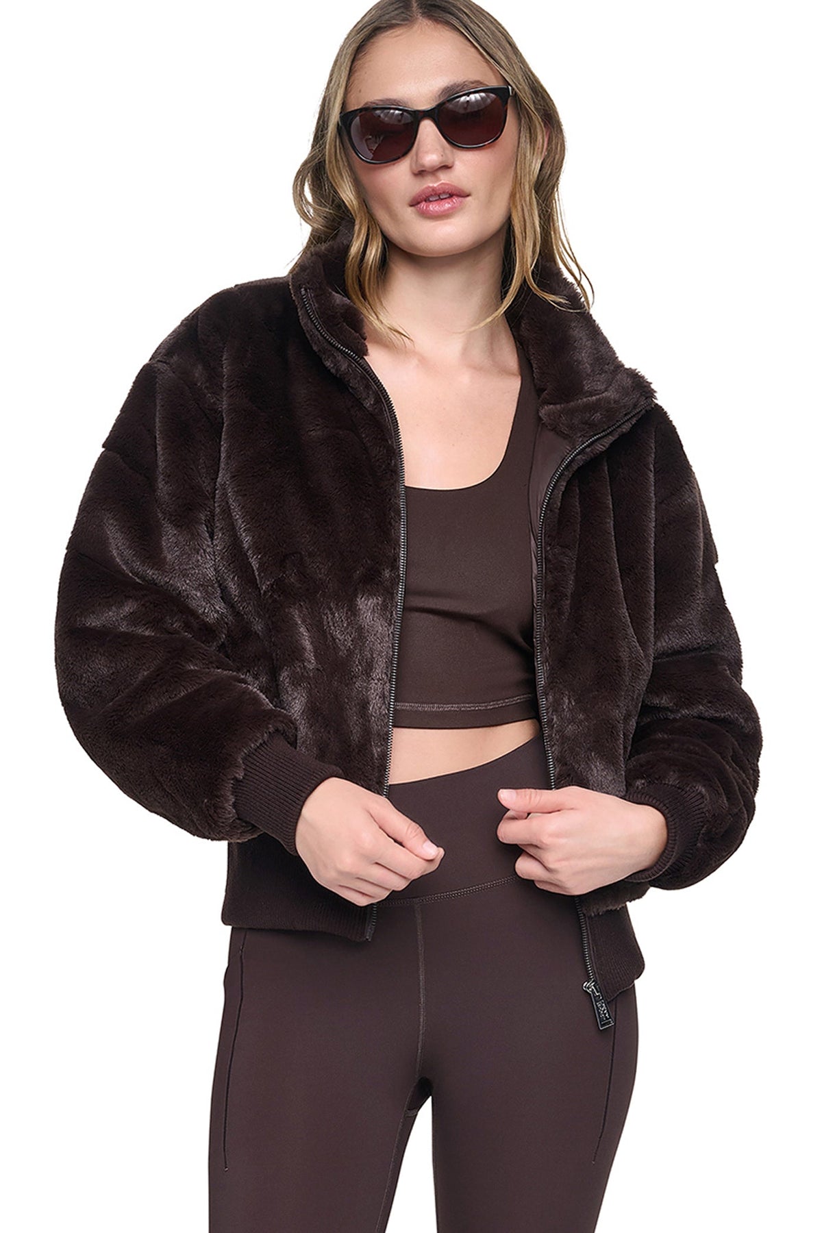 FAUX FUR BOMBER