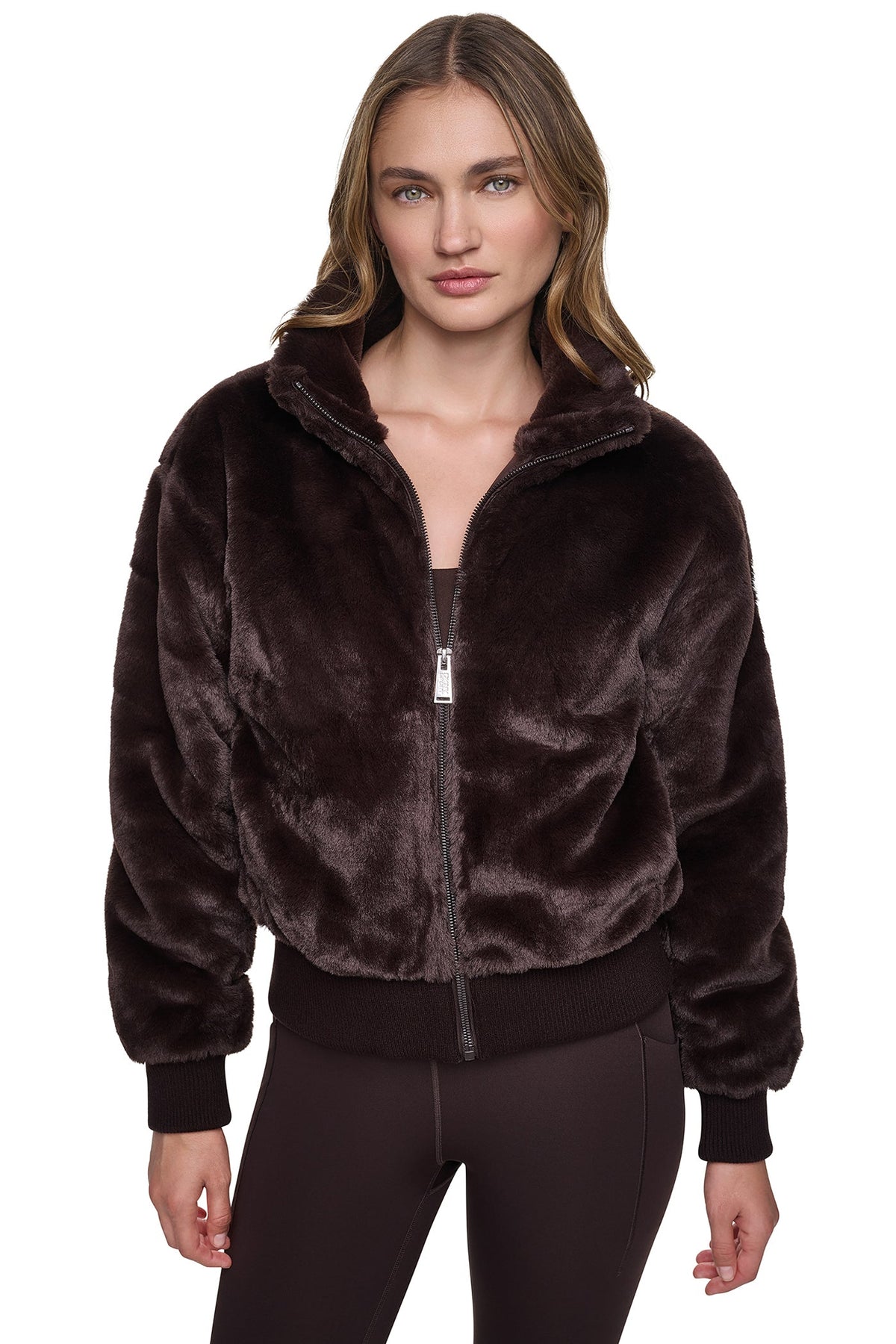 FAUX FUR BOMBER
