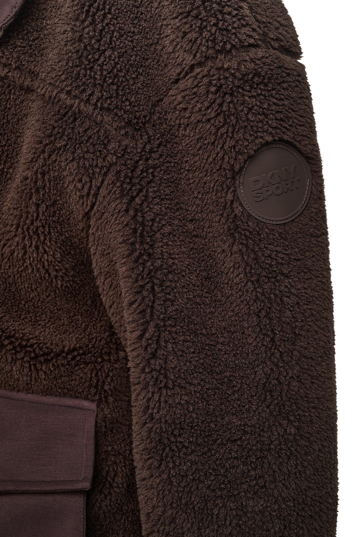 FUNNEL NECK SHERPA JACKET