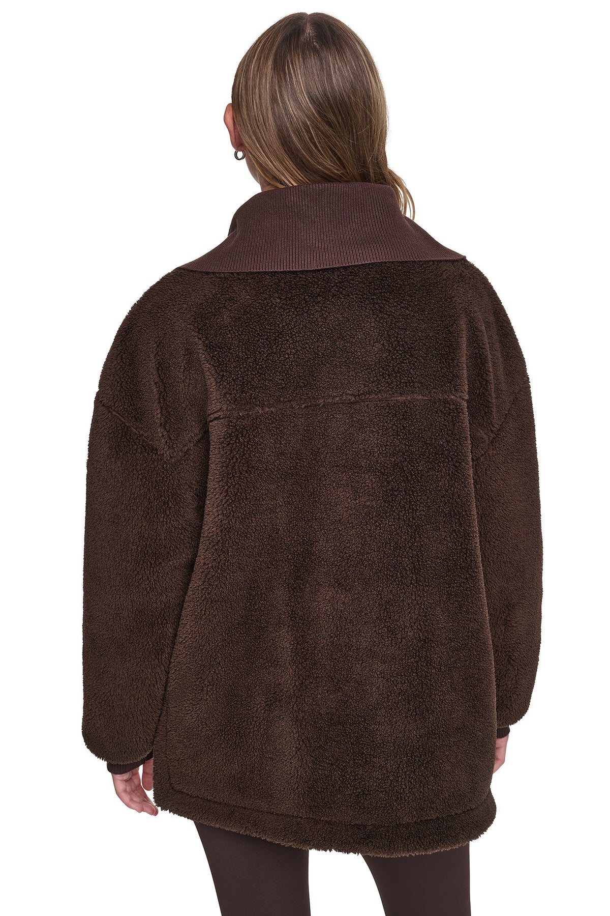 FUNNEL NECK SHERPA JACKET
