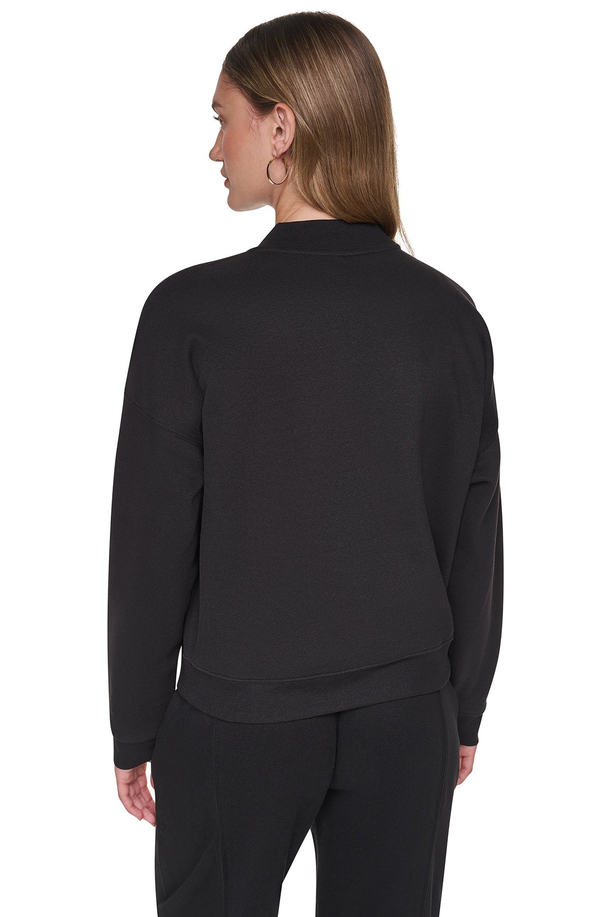 FOIL RHINESTONE LOGO SWEATSHIRT