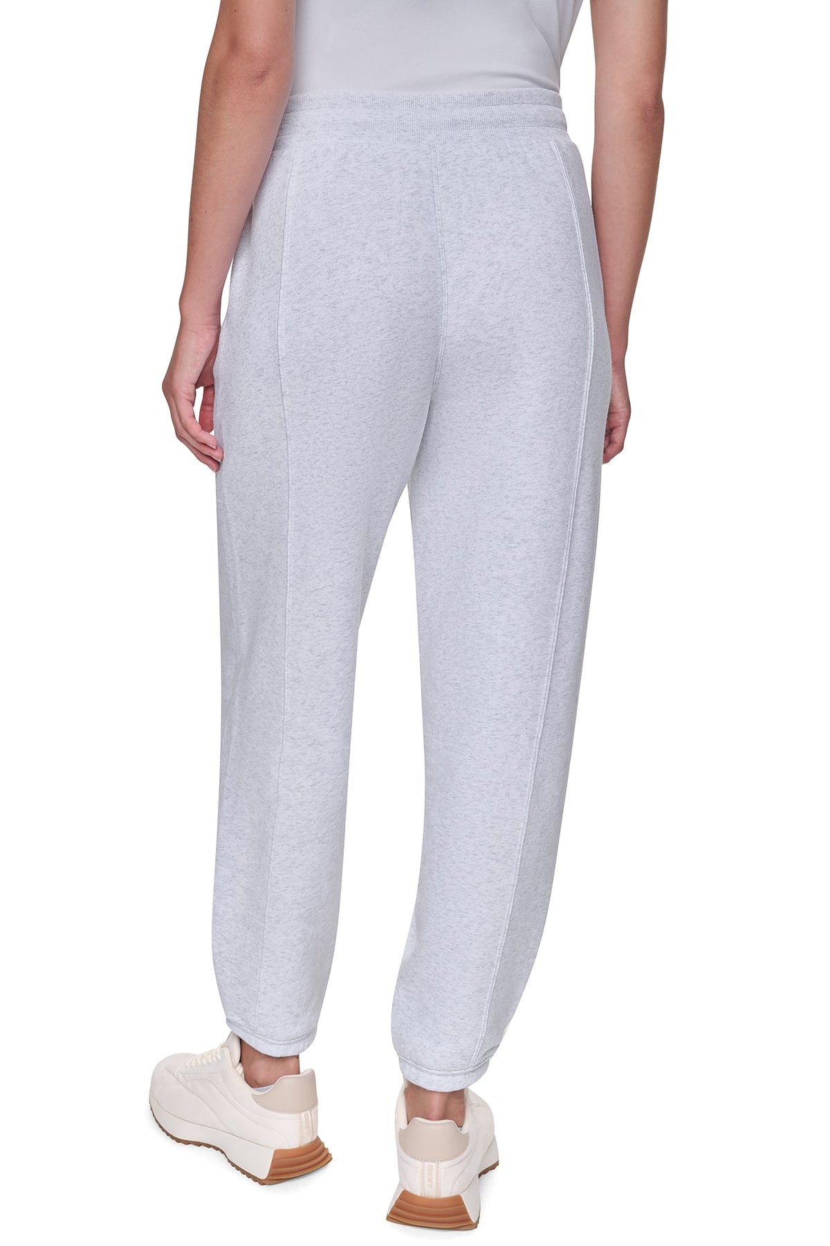 FOIL LOGO HIGH-RISE BARREL LEG JOGGER