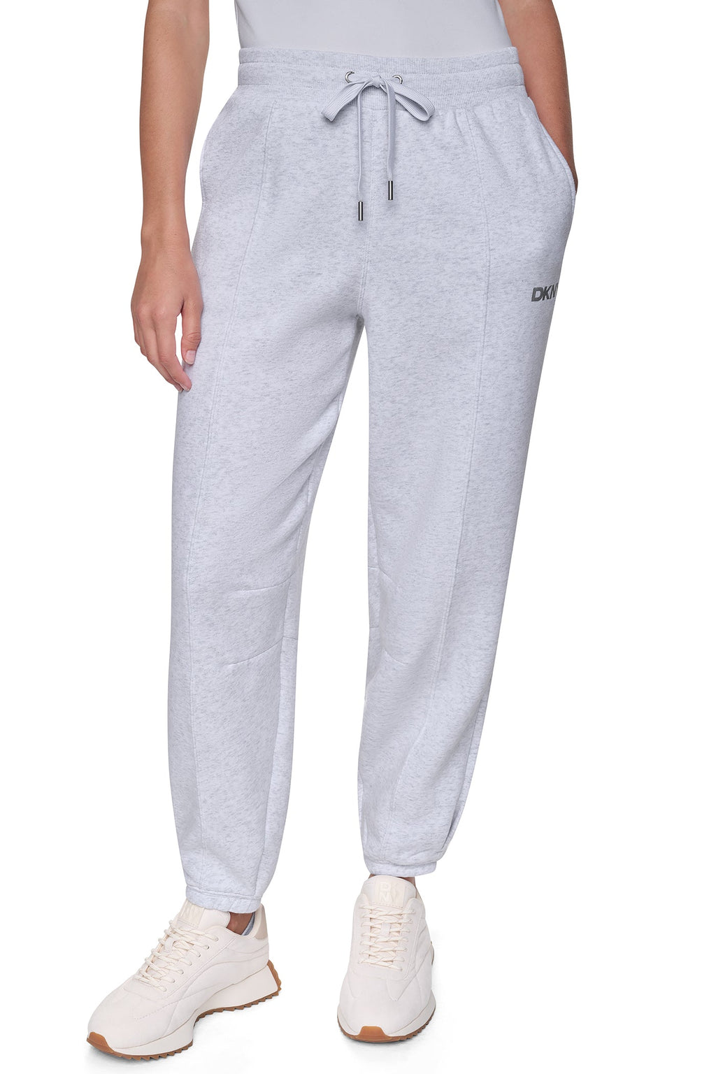 FOIL LOGO HIGH-RISE BARREL LEG JOGGER