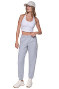MID-RISE CHENILLE LOGO RELAXED JOGGER