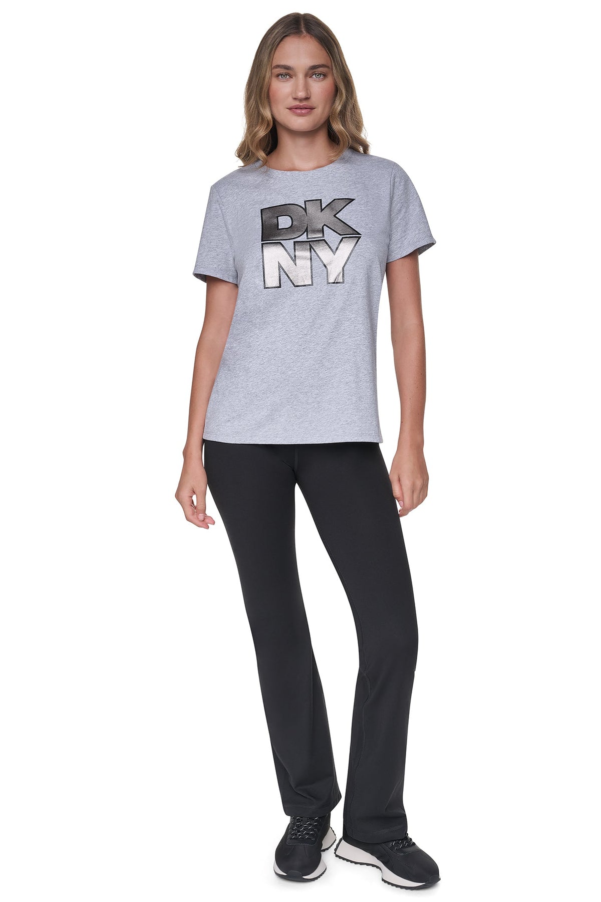 STACKED FOIL GLITTER LOGO TEE