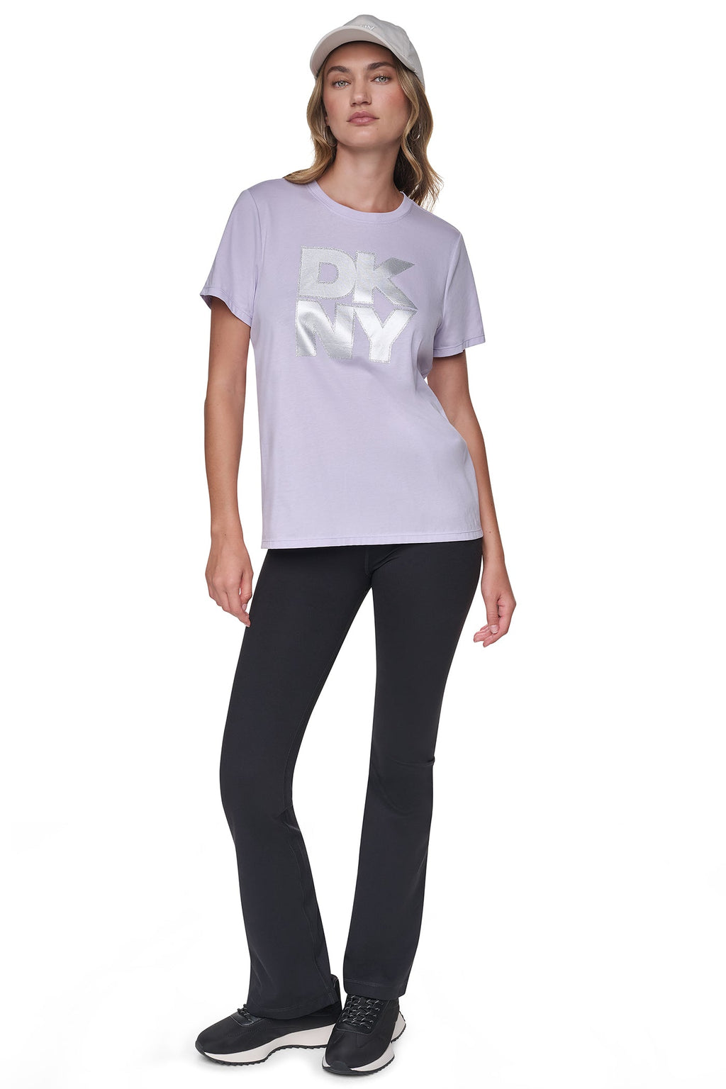 STACKED FOIL GLITTER LOGO TEE