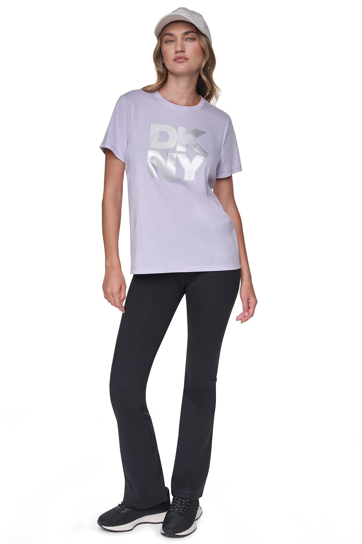 STACKED FOIL GLITTER LOGO TEE
