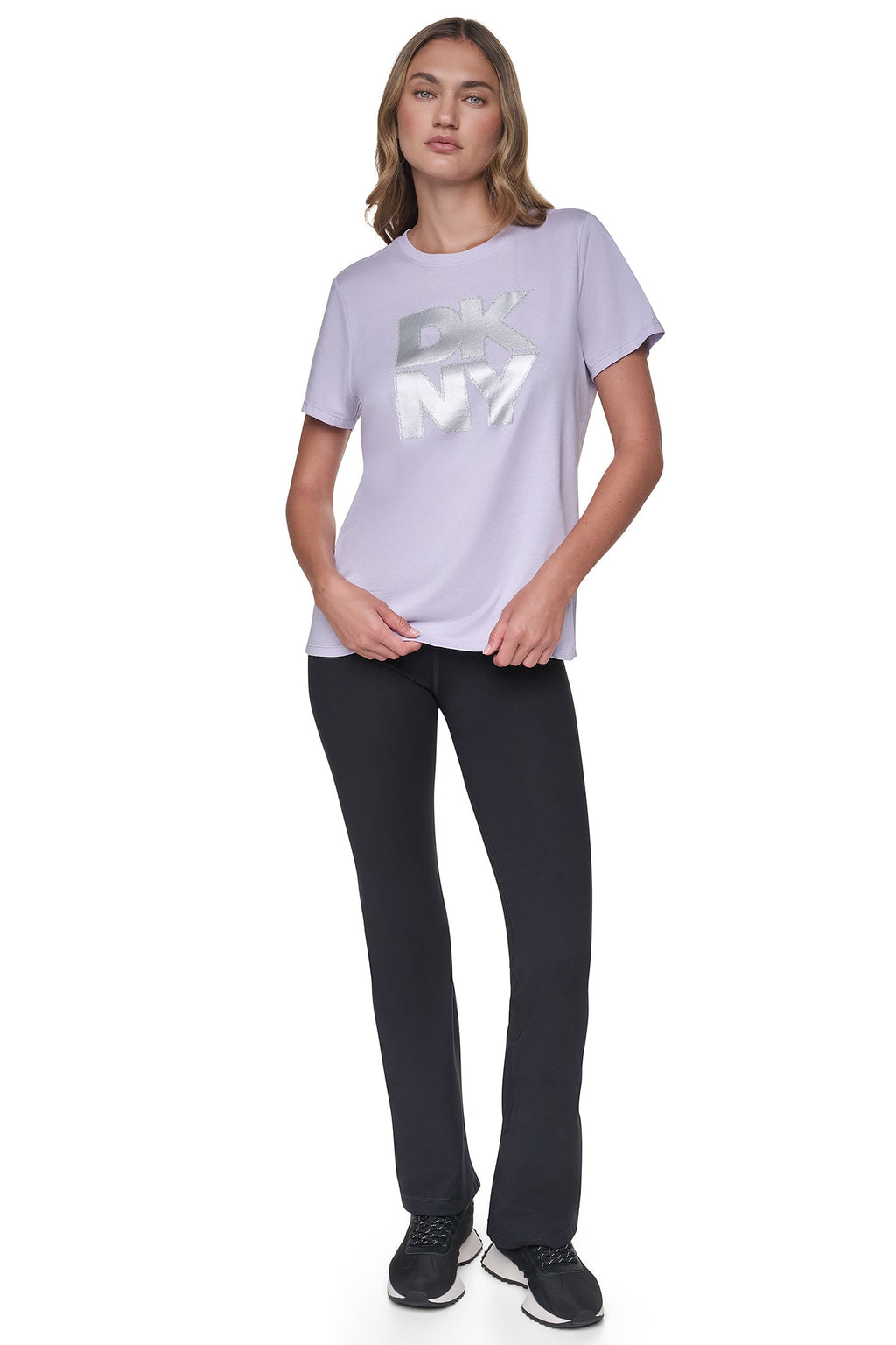 STACKED FOIL GLITTER LOGO TEE