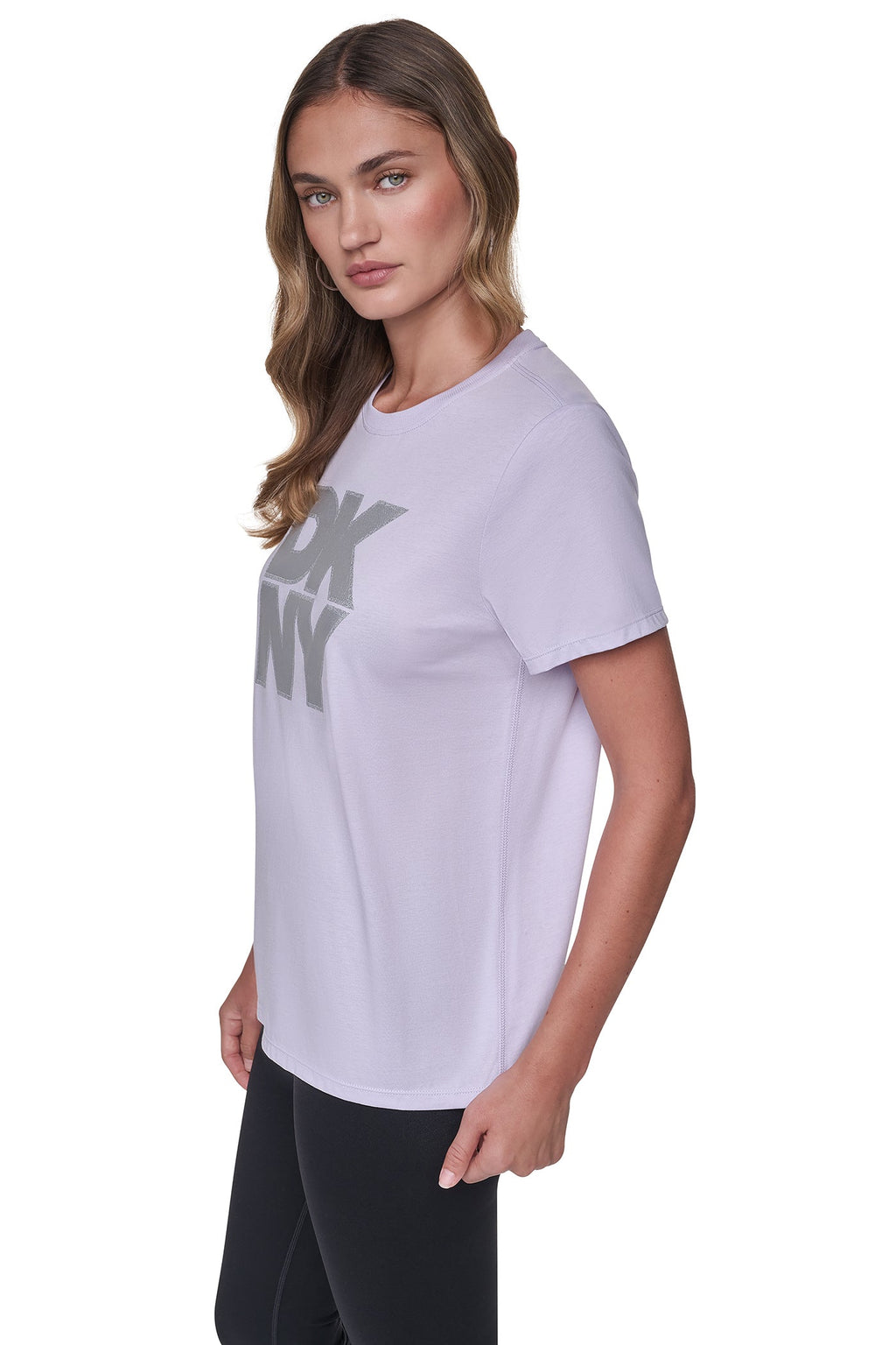 STACKED FOIL GLITTER LOGO TEE