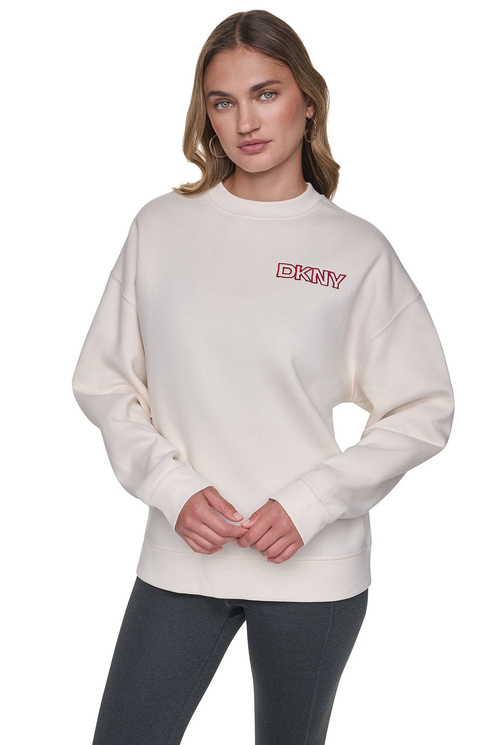 OVERSIZED EMBROIDERED SWEATSHIRT