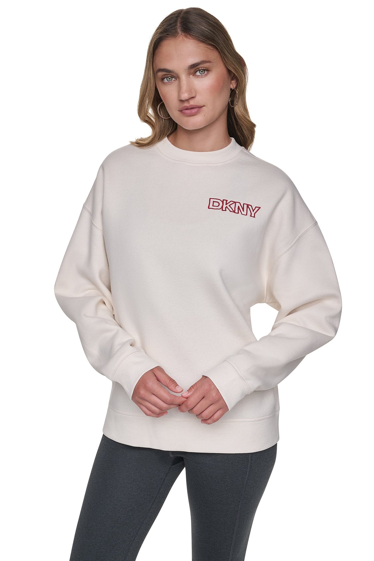 OVERSIZED EMBROIDERED SWEATSHIRT