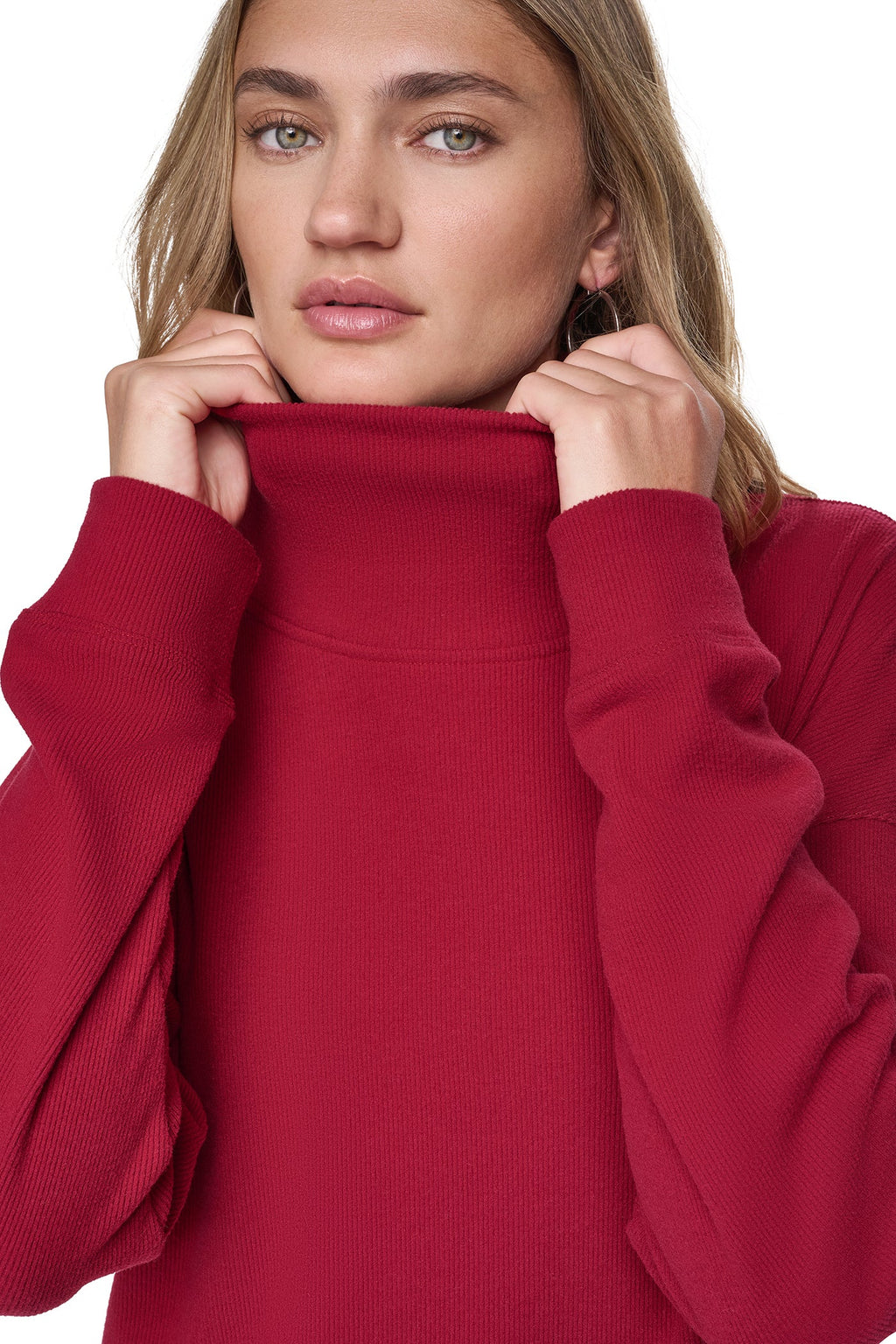 FUNNEL NECK SWEATER