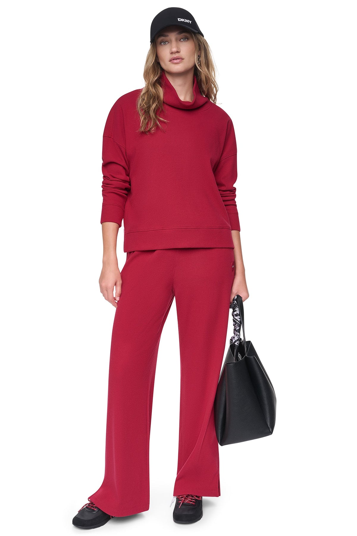 HIGH-RISE RELAXED STRAIGHT LEG PANT