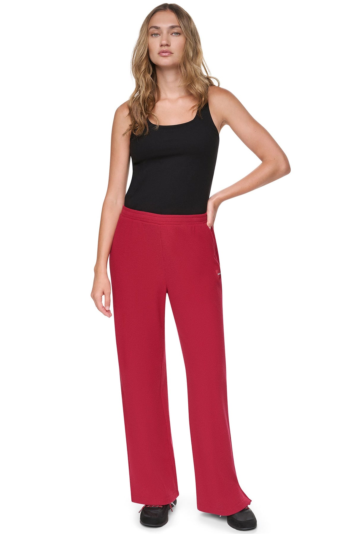 HIGH-RISE RELAXED STRAIGHT LEG PANT