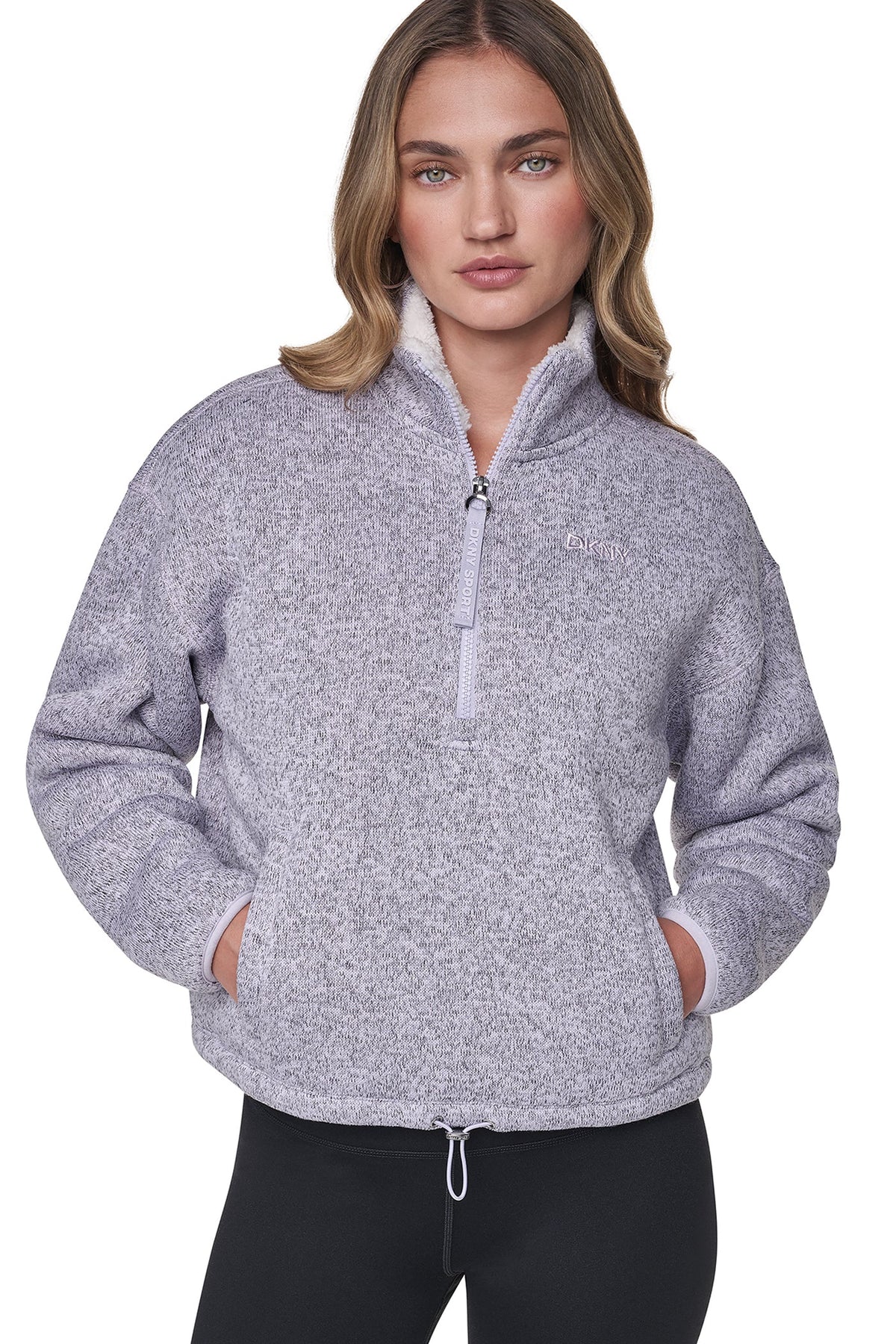 SWEATER FLEECE HALF-ZIP PULLOVER