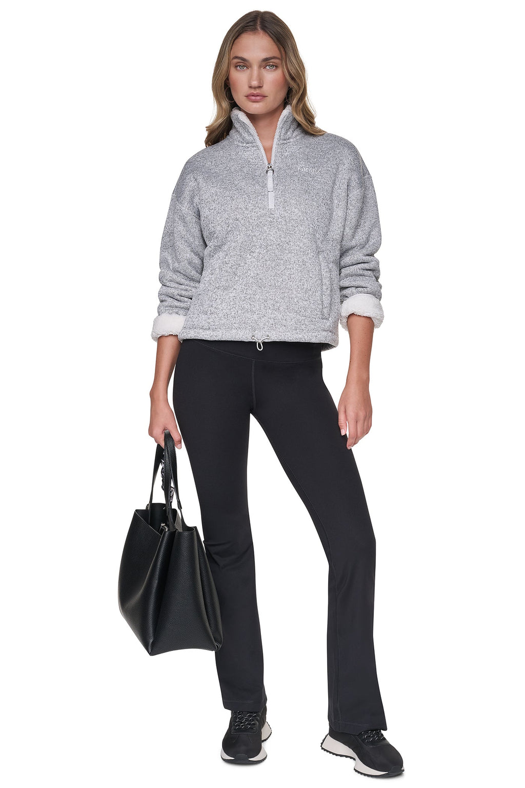 SWEATER FLEECE HALF-ZIP PULLOVER