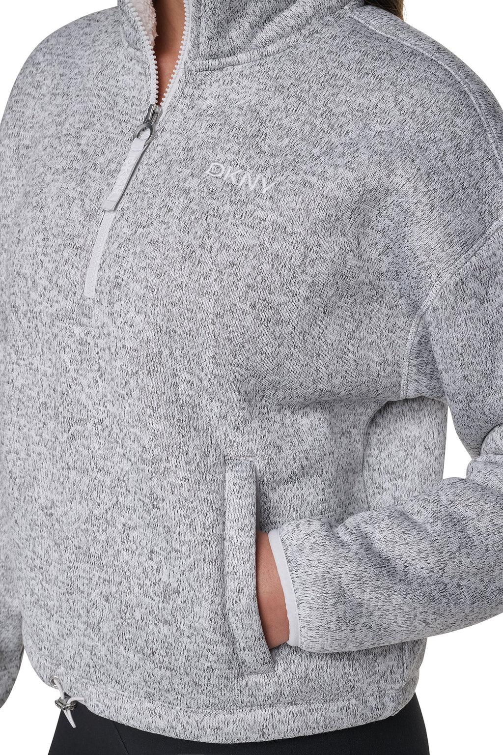 SWEATER FLEECE HALF-ZIP PULLOVER