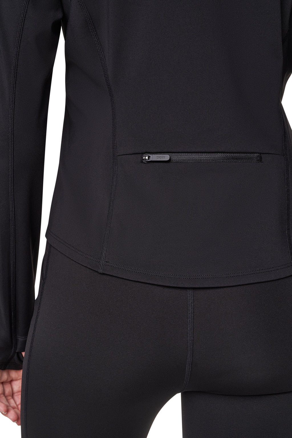 FUNNEL NECK HALF-ZIP PULLOVER