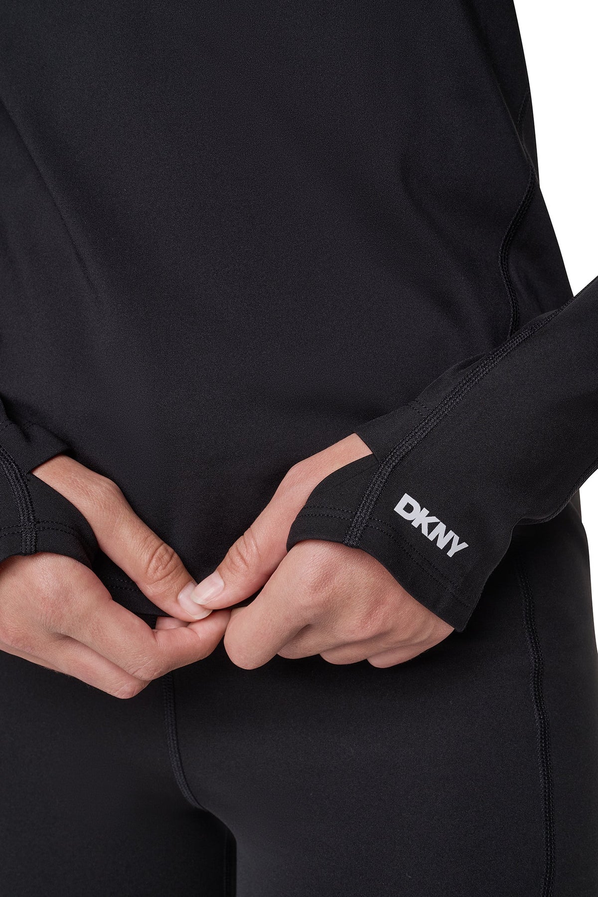FUNNEL NECK HALF-ZIP PULLOVER
