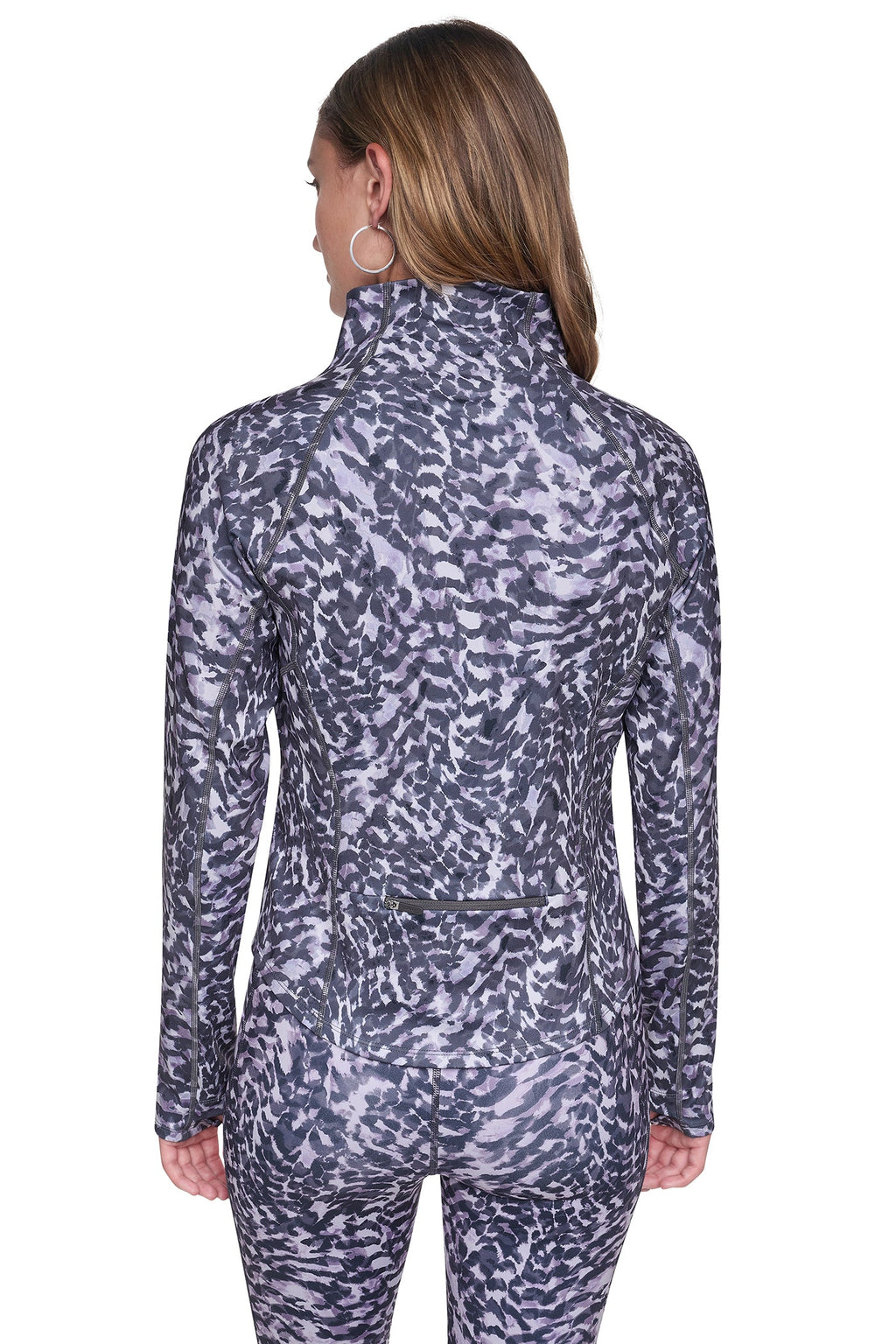 FUNNEL NECK HALF-ZIP PULLOVER