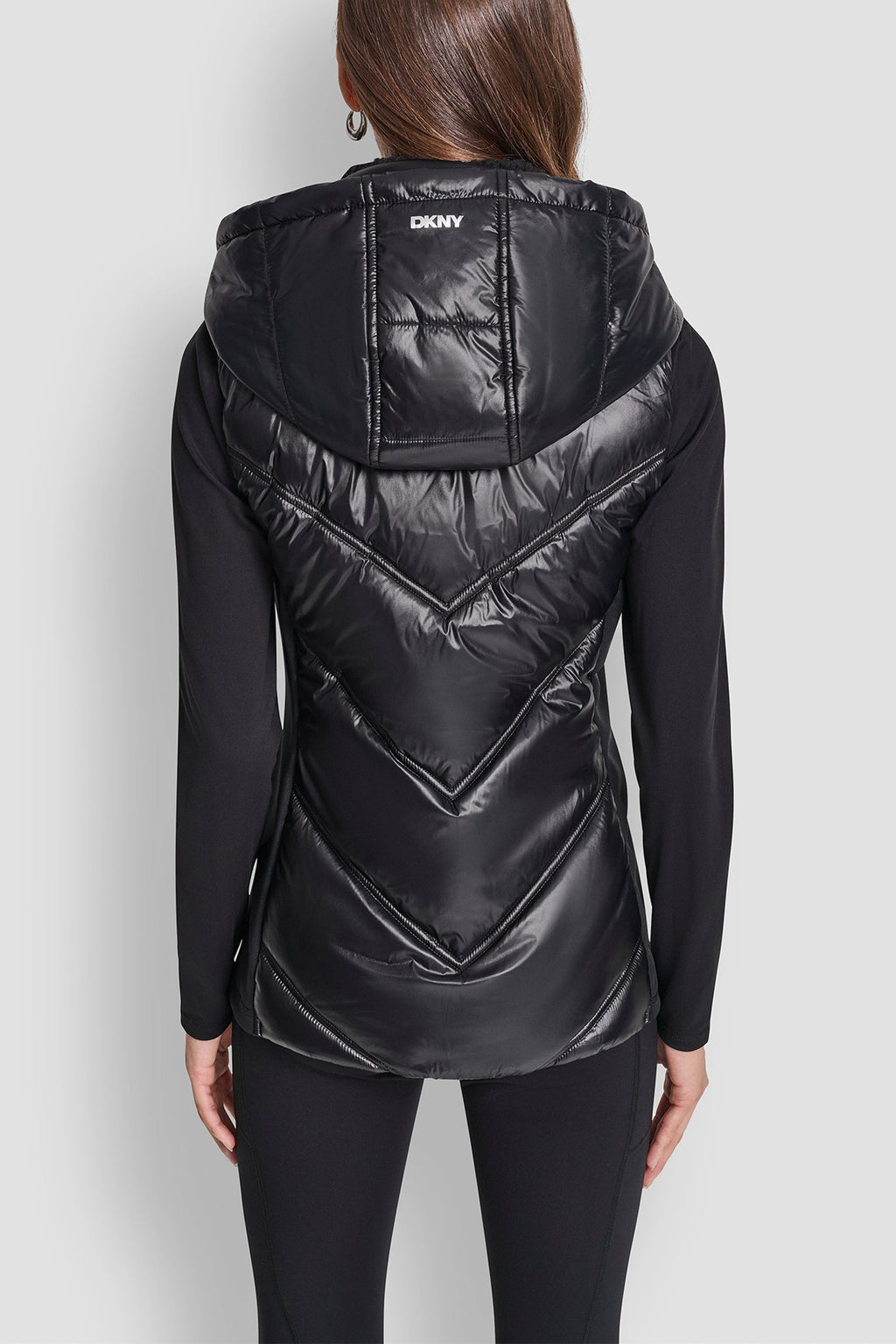 SCUBA-PANELED PUFFER VEST
