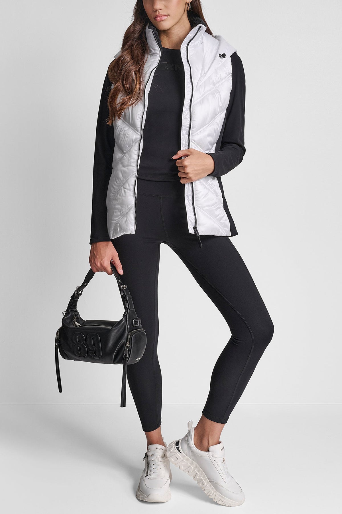 SCUBA-PANELED PUFFER VEST