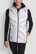 SCUBA-PANELED PUFFER VEST