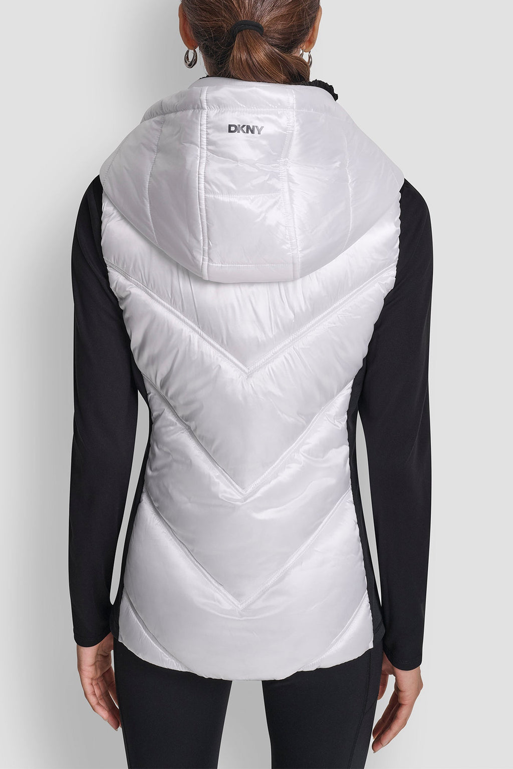 SCUBA-PANELED PUFFER VEST