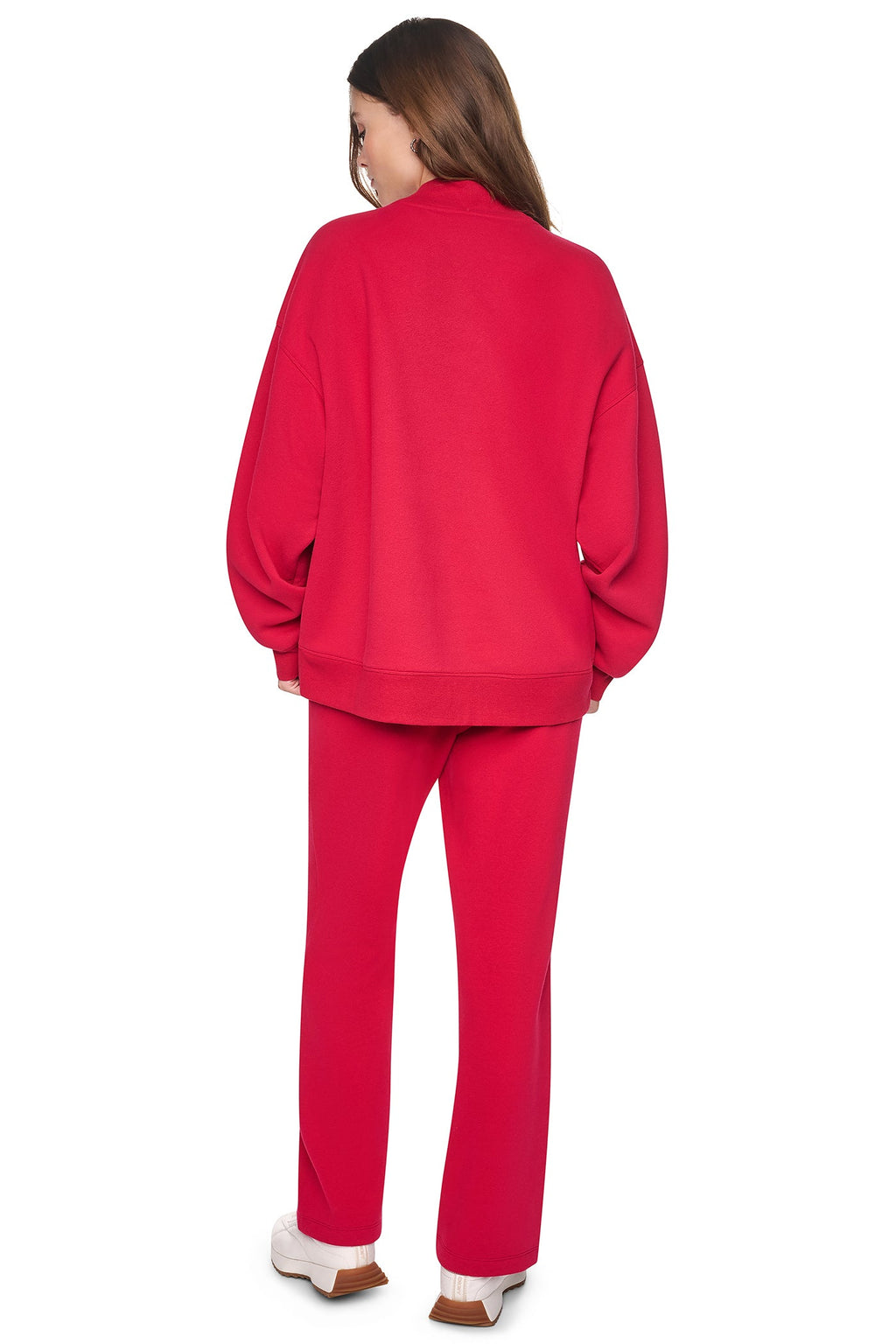 MOCK NECK LOGO PULLOVER