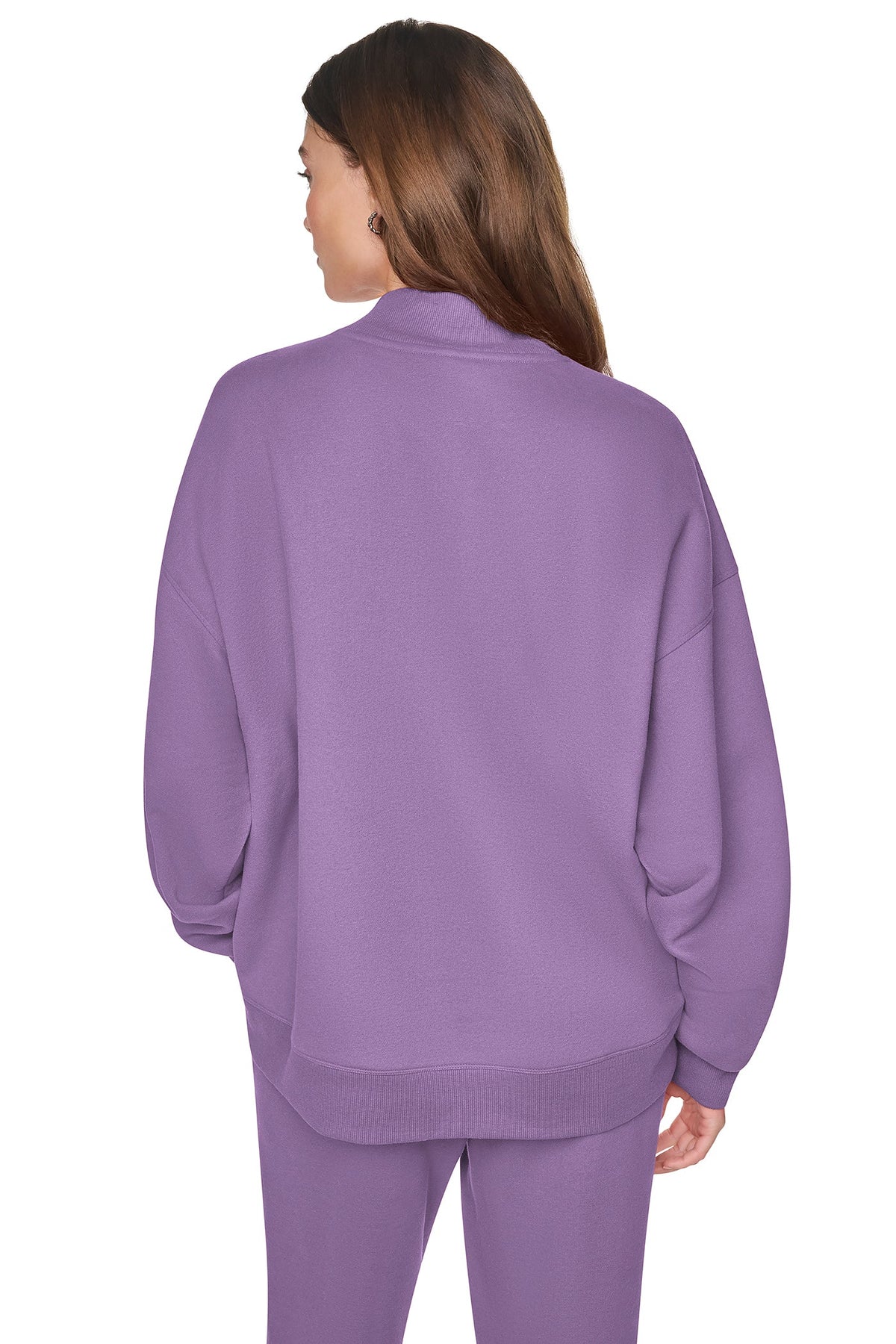MOCK NECK LOGO PULLOVER