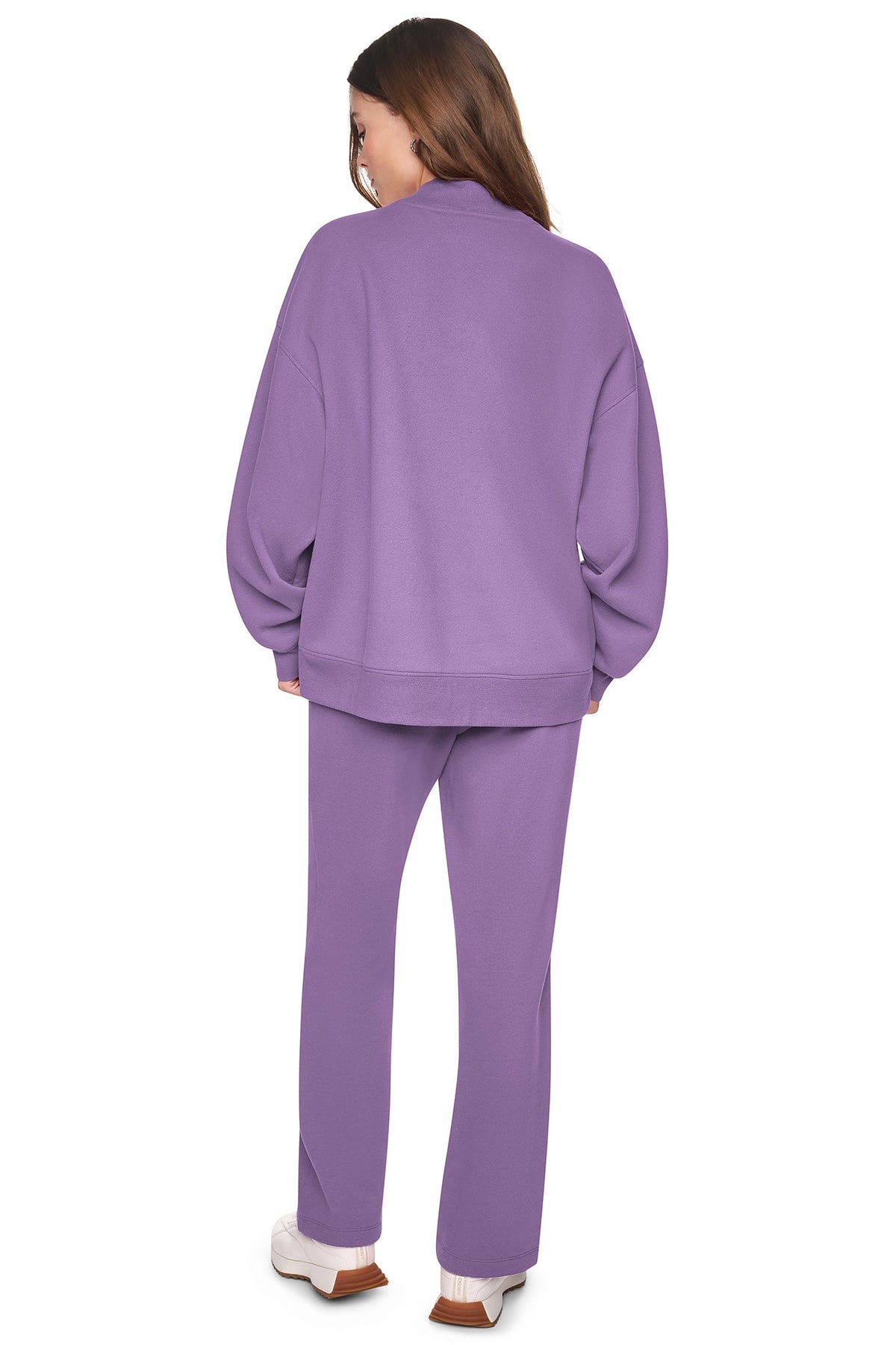 MOCK NECK LOGO PULLOVER