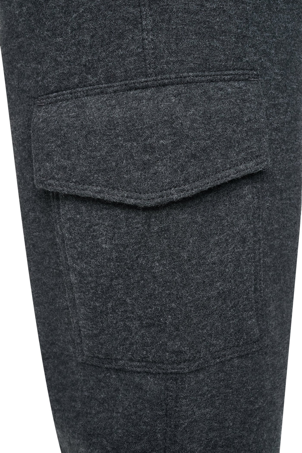 METALLIC BUBBLE LOGO MID-RISE CARGO PANT