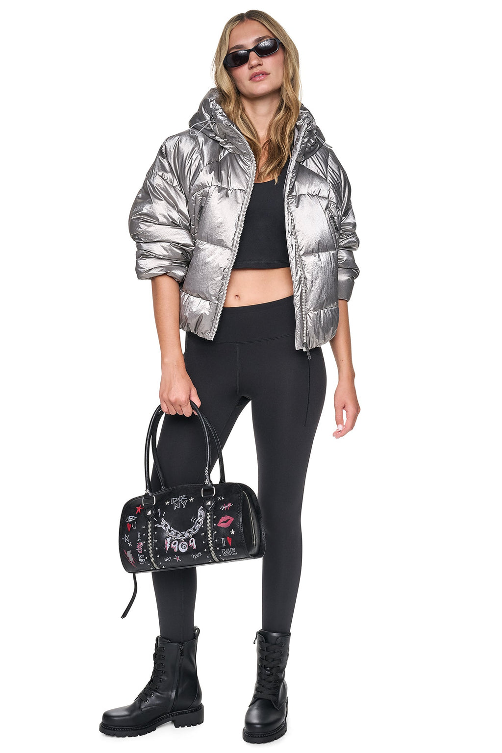 SHORT HOODED PUFFER