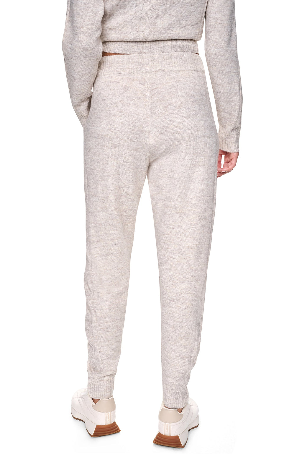 COZY CABLE HIGH-RISE SWEATER JOGGER