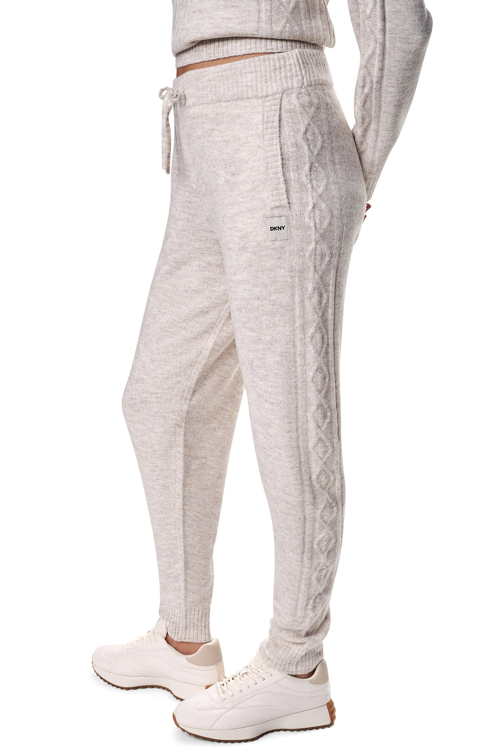 COZY CABLE HIGH-RISE SWEATER JOGGER