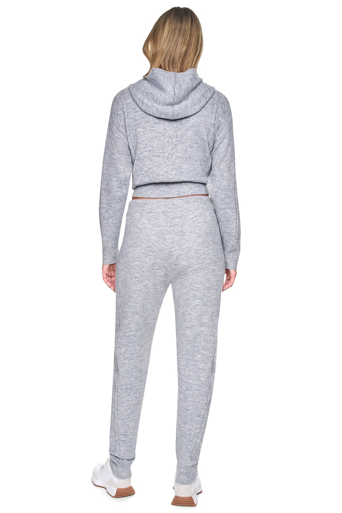 COZY CABLE HIGH-RISE SWEATER JOGGER