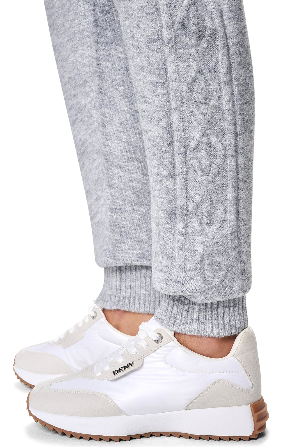 COZY CABLE HIGH-RISE SWEATER JOGGER