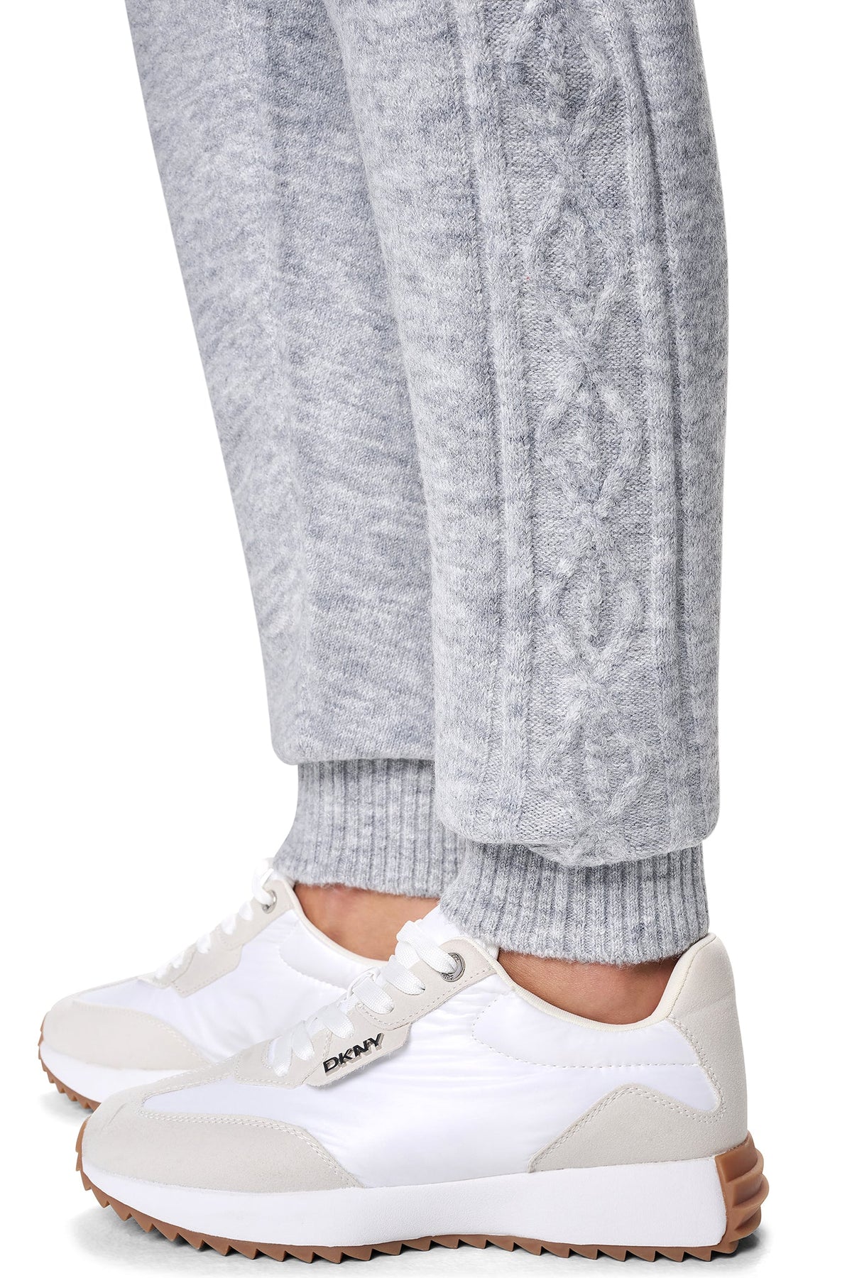 COZY CABLE HIGH-RISE SWEATER JOGGER